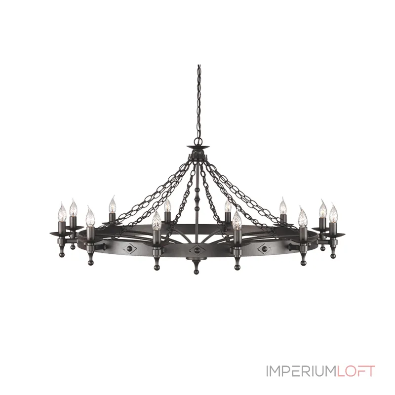 Люстра Elstead Lighting Warwick WR12-GRAPHITE