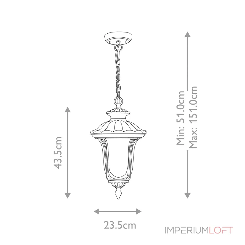 Подвесной фонарь Elstead Lighting Chicago CC8-S-BK Подвесной фонарь Elstead Lighting Chicago CC8-S-BK