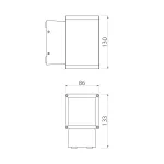 Настенный фонарь Natural Concepts Dwell NC-803471-DG
