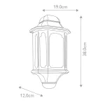 Настенный фонарь Elstead Lighting Chapel CP7-BLACK