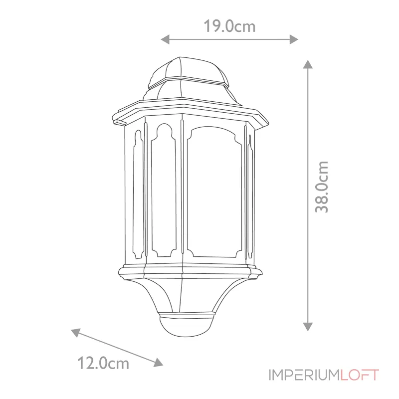 Настенный фонарь Elstead Lighting Chapel CP7-BLACK