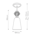 Подвесной светильник Elstead Lighting Staring STARING-MP-DG-OPAL