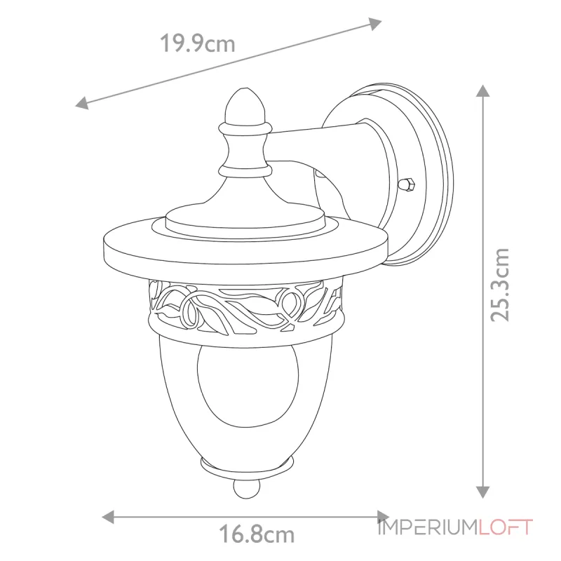 Настенный фонарь Elstead Lighting Burford GZH-BF2