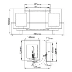 Бра для ванной Quoizel Kolt QZ-KOLT2-PC-BATH