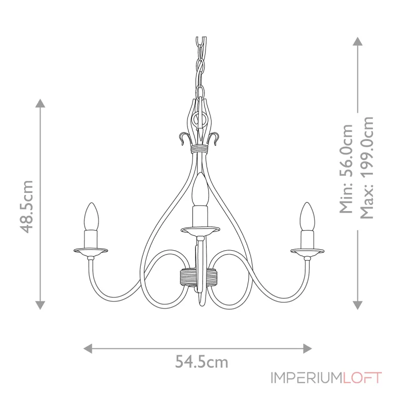 Люстра Elstead Lighting Windermere WM3