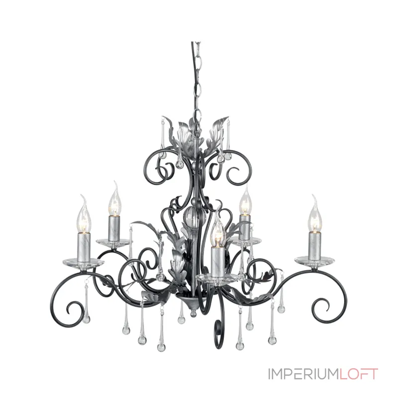 Люстра Elstead Lighting Amarilli AML5-BLK-SILVER Люстра Elstead Lighting Amarilli AML5-BLK-SILVER