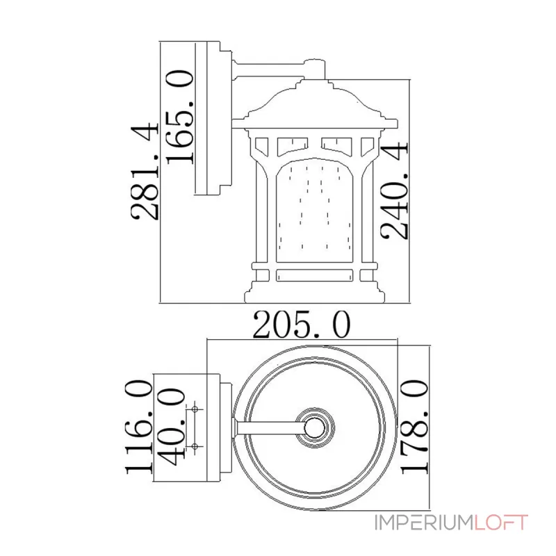 Настенный фонарь Quoizel Marblehead QZ-MARBLEHEAD2-S Настенный фонарь Quoizel Marblehead QZ-MARBLEHEAD2-S