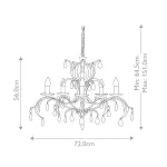 Люстра Elstead Lighting Lily LL5-ANT-BRZ