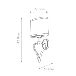 Бра для ванных комнат Elstead Lighting Falmouth BATH-FALMOUTH-PC