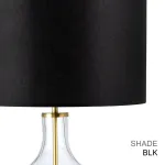 Настольная лампа Elstead Lighting Orb ORB-CLEAR-AB-BLK