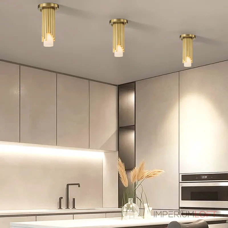 Потолочный светильник Elstead Lighting Marvele MARVELE-MP-AB-OPAL