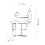 Настенный фонарь Elstead Lighting Winchester BL18-BLACK
