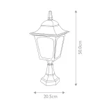 Фонарь-пьедестал Elstead Lighting Chapel CP4-BLACK