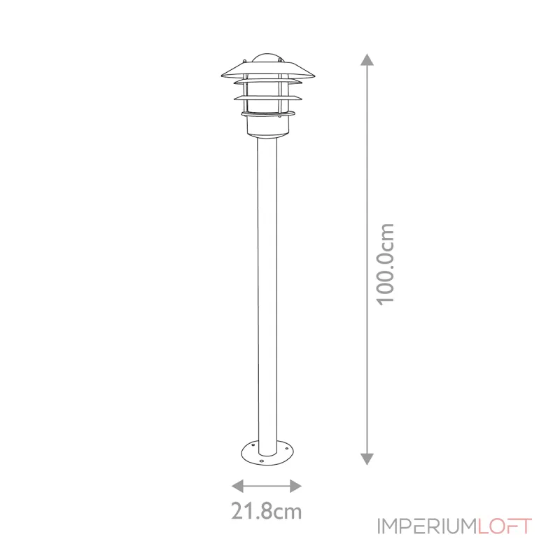Фонарный столб Elstead Lighting Helsingor HELSINGOR-BOL-BK
