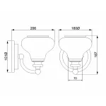 Бра для ванных комнат Hinkley Ainsley HK-AINSLEY1-BATH