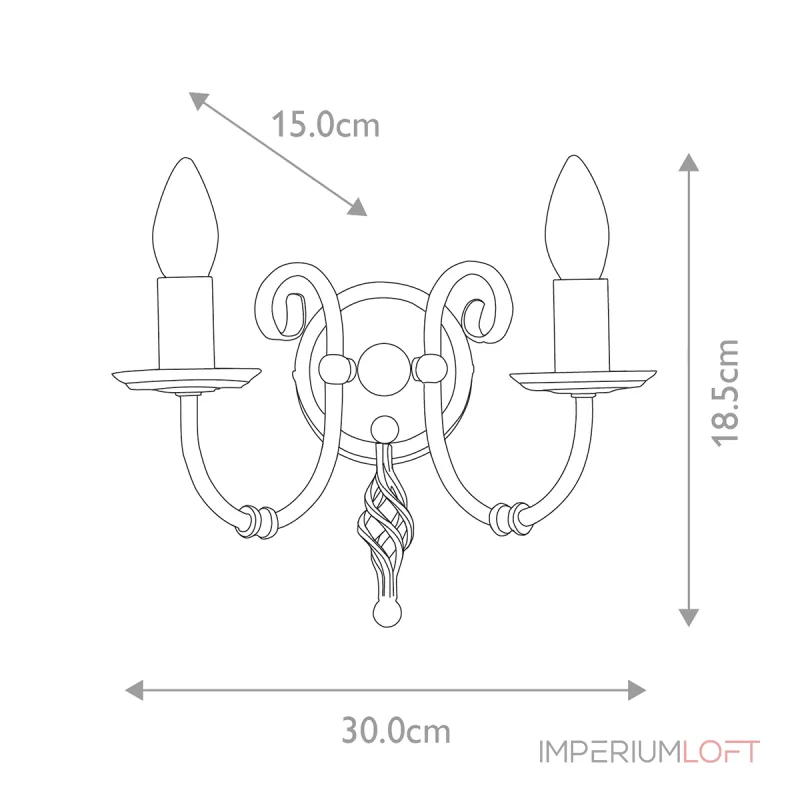 Бра Elstead Lighting Artisan ART2-BLACK