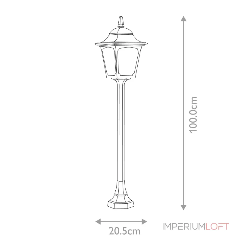 Фонарный столб Elstead Lighting Chapel CP5-BLACK