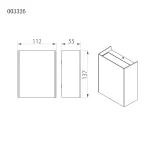 Настенный фонарь Natural Concepts Dwell NC-003326-DG
