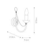 Бра Elstead Lighting Carisbrooke CB1-BLACK