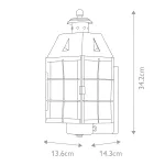 Настенный фонарь Hinkley Nantucket QN-NANTUCKET-M-AS