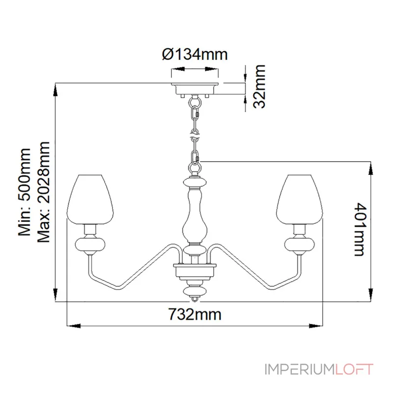 Люстра Elstead Lighting Armand DL-ARMAND5-AB Люстра Elstead Lighting Armand DL-ARMAND5-AB
