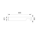 Фонарный столб Natural Concepts Dwell NC-043231-80-SB