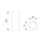 Настенный фонарь Natural Concepts Dwell NC-003336-DG
