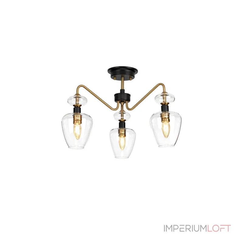Потолочный светильник Elstead Lighting Armand DL-ARMAND-SF3-AB Потолочный светильник Elstead Lighting Armand DL-ARMAND-SF3-AB