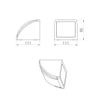 Настенный фонарь Natural Concepts Dwell NC-003056-DG