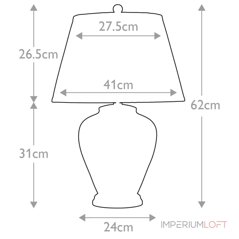 Настольная лампа Elstead Lighting Luis collection ARUM-LILY-TL
