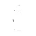 Фонарный столб Natural Concepts Dwell NC-003235-80-DG