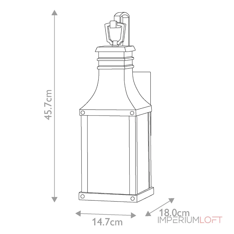 Настенный фонарь Hinkley Beacon hill HK-BEACON-HILL-S-MB