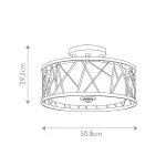 Потолочный светильник Hinkley Nest HK-NEST-SF-SL