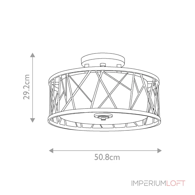 Потолочный светильник Hinkley Nest HK-NEST-SF-SL Потолочный светильник Hinkley Nest HK-NEST-SF-SL
