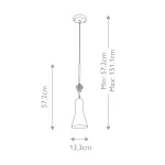 Подвесной светильник Elstead Lighting Etoile ETOILE-P-S-AB