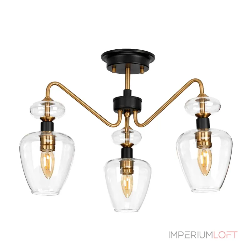 Потолочный светильник Elstead Lighting Armand DL-ARMAND-SF3-AB Потолочный светильник Elstead Lighting Armand DL-ARMAND-SF3-AB