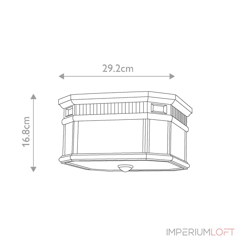 Потолочный фонарь Feiss Cotswold lane FE-COTSLN-F-BK