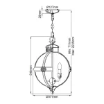 Люстра Feiss Adams FE-ADAMS-3P-BB