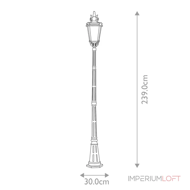 Фонарный столб Elstead Lighting Baltimore BT5-L Фонарный столб Elstead Lighting Baltimore BT5-L