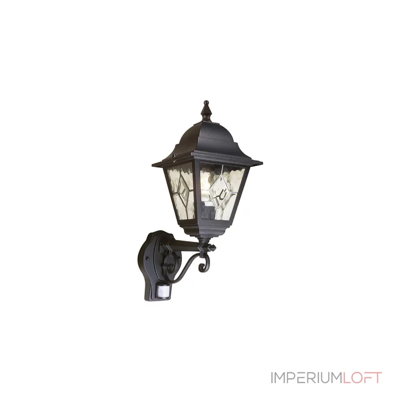 Настенный фонарь Elstead Lighting Norfolk NR1-PIR-BLACK Настенный фонарь Elstead Lighting Norfolk NR1-PIR-BLACK