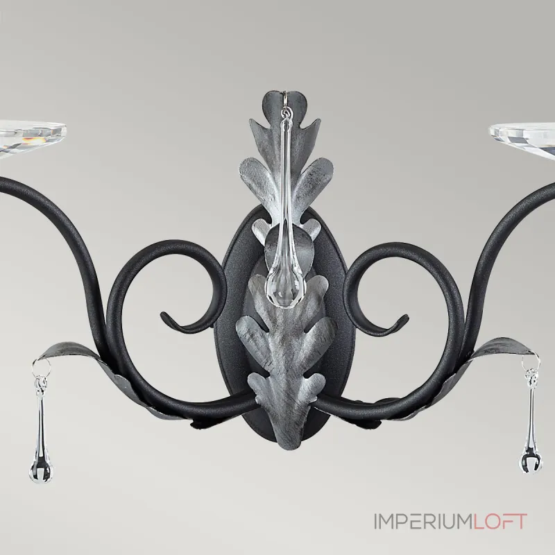 Бра Elstead Lighting Amarilli AML2-BLK-SILVER Бра Elstead Lighting Amarilli AML2-BLK-SILVER