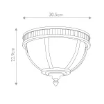 Потолочный фонарь Kichler Halleron KL-HALLERON-F-BU
