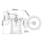Настенный фонарь Quoizel Marblehead QZ-MARBLEHEAD-S-WHT