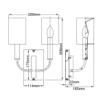 Бра Feiss Brianna FE-BRIANNA2-PN