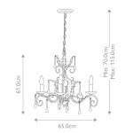 Люстра Elstead Lighting Amarilli AML3-BLK-SILVER