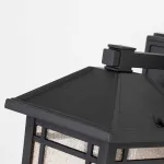 Настенный фонарь Quoizel Cedar point QZ-CEDAR-POINT-S-BK