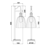 Настольная лампа Elstead Lighting Douille DOUILLE-TL-PN