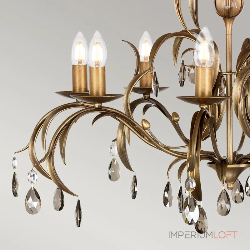 Люстра Elstead Lighting Lily LL8-ANT-BRZ Люстра Elstead Lighting Lily LL8-ANT-BRZ