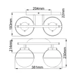 Бра для ванных комнат Hinkley Hollis HK-HOLLIS2-O-HB-BATH