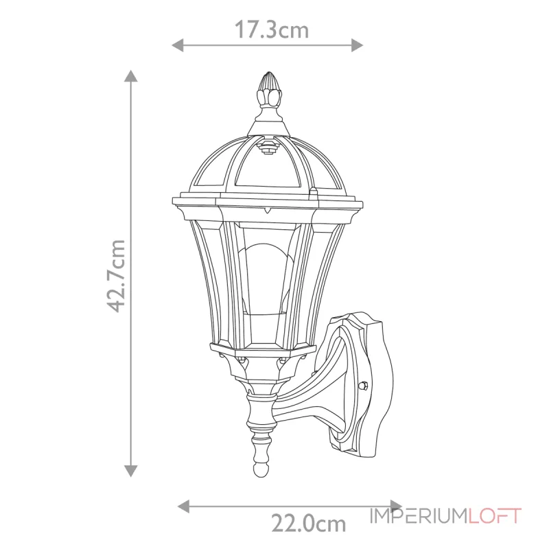 Настенный фонарь Elstead Lighting Ledbury GZH-LB1 Настенный фонарь Elstead Lighting Ledbury GZH-LB1